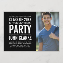 Modern Male Grad | Graduation Party