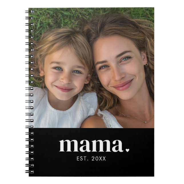 Modern Mama Photo Notebook (Front)