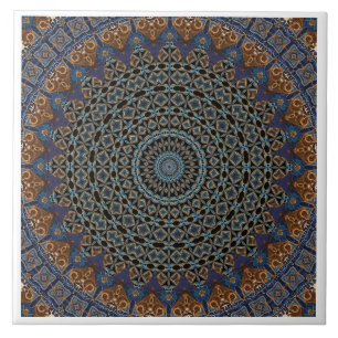 Modern Mandala Ceramic Tile