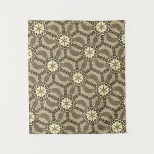 MODERN Mandala COLOR GOLDEN ROSE TAPESTRY