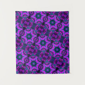 MODERN Mandala COLOR PINK DEEP ROSE TAPESTRY