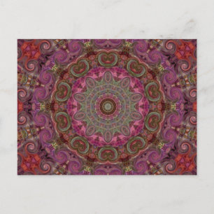 Modern Mandala Pattern Postcard