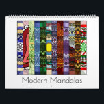 Modern Mandalas 12 Month Calendar<br><div class="desc">This calendar features twelve different mandalas to give you a bit of elegance for each month of the year. The mandalas feature elements, holidays, and seasonal themes to match each month, from a gold and blue New Year's inspired mandala for January, to a green shamrock with Celtic Weave detail suited...</div>