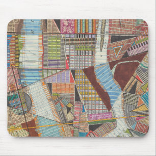 Modern Map of New York II Mouse Pad
