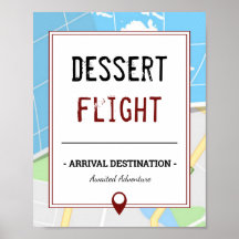 Modern Map | Travel | Dessert Sign