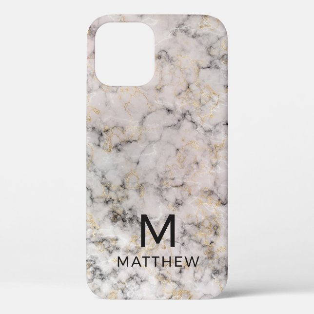 Modern Marble Case-Mate iPhone Case (Back)