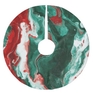 Modern Marble Christmas Tree Skirt