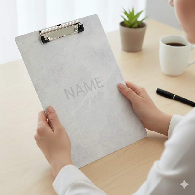 Modern Marble Clipboard with Custom Text (Modern Marble Clipboard with Custom Text)