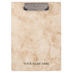 Modern Marble Designer Personalised Clipboard