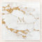 Modern Marble Glitter Monogram Gold ID816