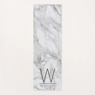 Modern Marble Monogrammed gym Yoga Mat