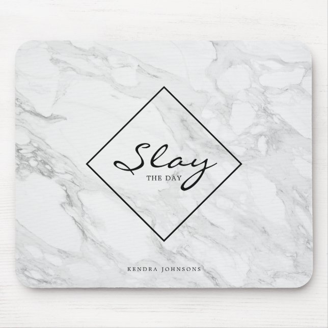 Modern marble mouse pad (Front)