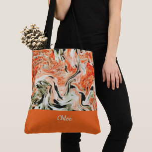 Modern Marble Tote Bag