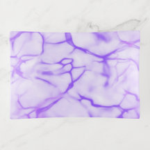 Modern Marbled Purple on White
