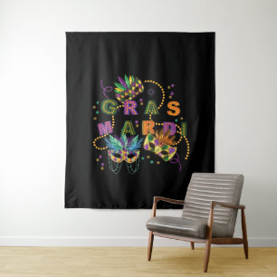 Modern Mardi Gras Tapestry