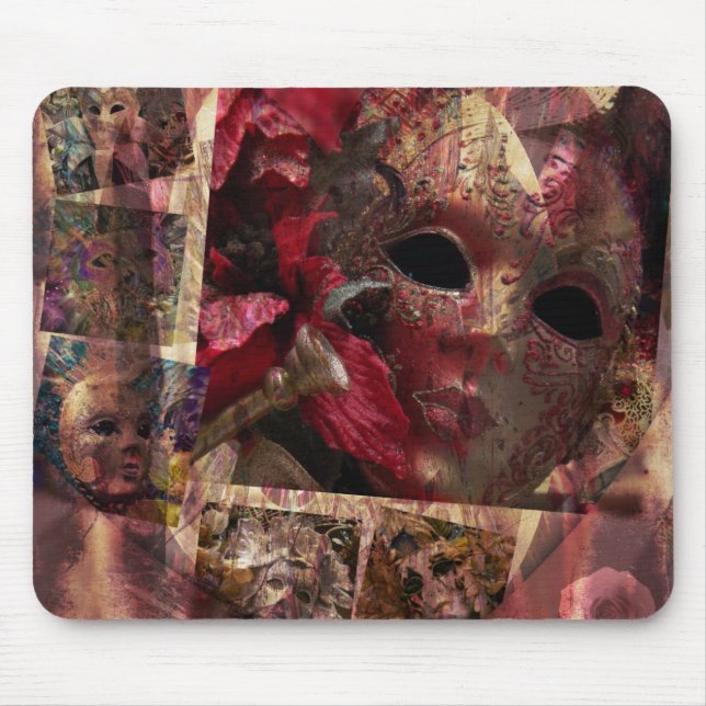 Modern Masks Mouse Pad (Front)