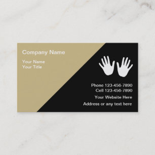 Modern Massage Business Cards
