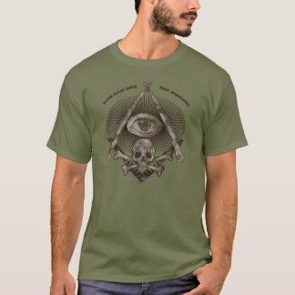 Modern Master Mason distressed M1 Garand & Kabar T-Shirt