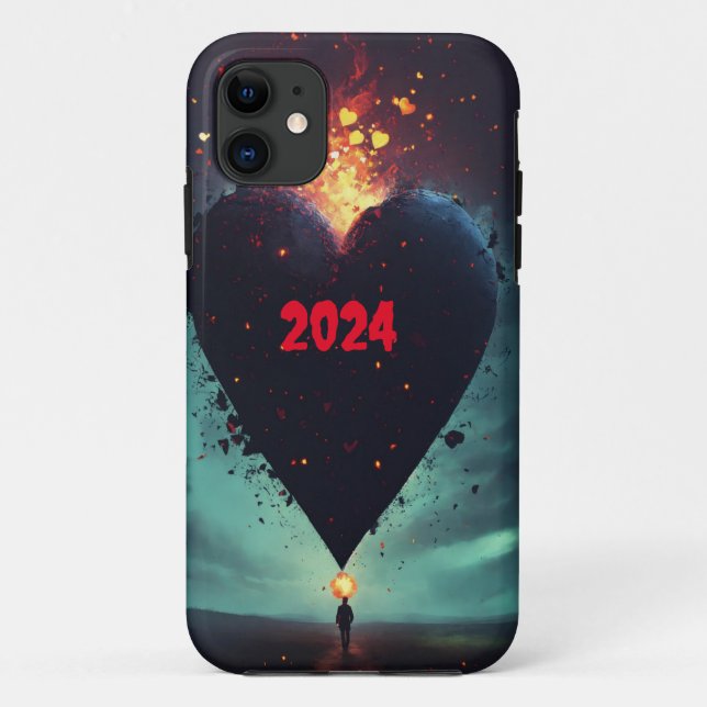 Modern Maven: Man of 2024 Chic Tee Design Case-Mate iPhone Case (Back)