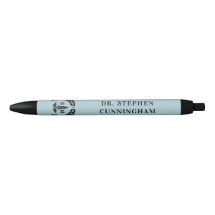 Modern MD Doctor of Medicine Med School Graduation Black Ink Pen