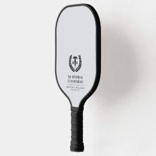 Modern MD Doctor of Medicine Med School Graduation Pickleball Paddle
