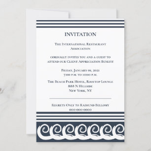 Modern Meander Invitation