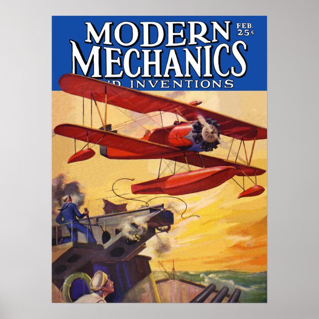 Modern Mechanics and Inventions Poster (Front)