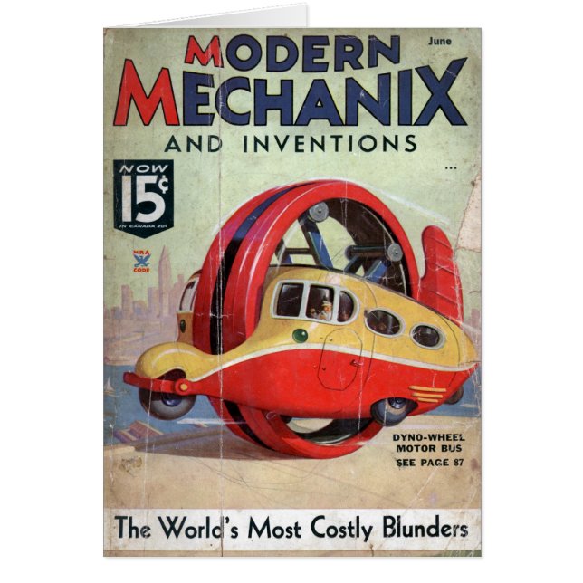 Modern Mechanix magazine cover (Front)