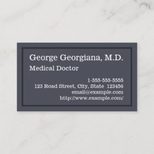 Modern Medical Doctor Business Card