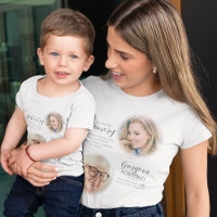 Modern Memorial Before & After Photo T-Shirt