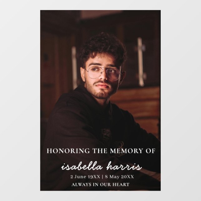 Modern Memorial Celebration of Life Design (Sheet)