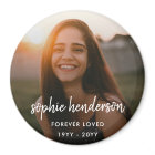 Modern Memorial | Forever Loved Funeral Tribute