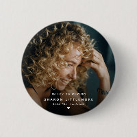 Modern Memorial Photo Keepsake