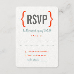 Modern Merriment Wedding Response