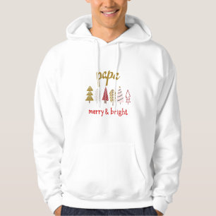 Modern Merry and Bright Family Matching Hoodie