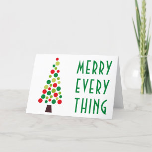 Modern Merry Everything  Holiday Tree Christmas