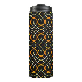 Modern metal Celtic knots pattern Thermal Tumbler