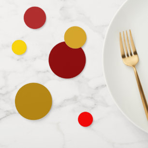 Modern Metallics Christmas Gradient Table Confetti