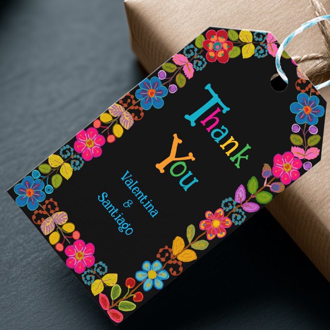 Modern Mexican wedding  Gift Tags (Creator Uploaded)