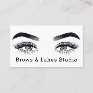Modern Microblading , Eyebrows,  Permanent Makeup  Business Card