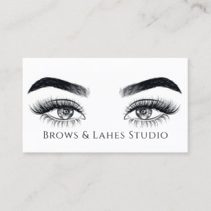 Modern Microblading , Eyebrows, Permanent Makeup Business Card