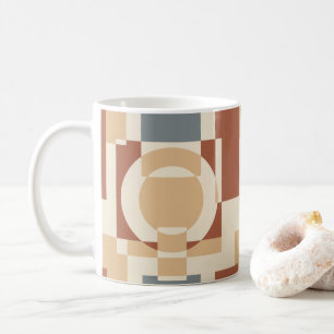 Modern Mid Century Geometric Abstract Coffee Mug