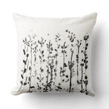 Modern Mid-Century Winter Mode Pillow #midcentury