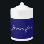 Modern Midnight Blue Plain Unique<br><div class="desc">You can easily replace all the information on it with your own information. All you have to do for this is to use the personalisation links on the right.</div>
