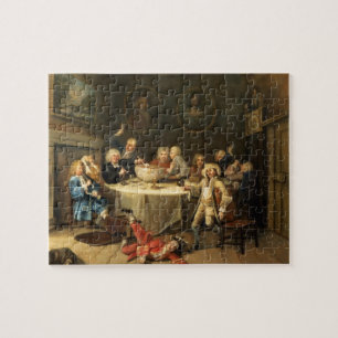 Modern Midnight Conversation Jigsaw Puzzle