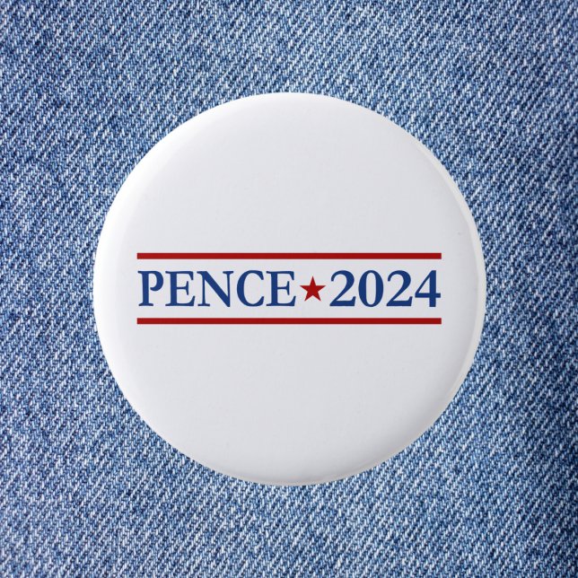 Modern Mike Pence 2024 US President 6 Cm Round Badge (Creator Uploaded)
