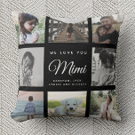 Modern Mimi Chic Mother's Day Family Photo Collage Cushion<br><div class="desc">Snuggle up with love! This Modern Mimi Chic Mother’s Day Throw Pillow features a sweet family photo collage and custom text—perfect for gifting hugs and memories in a soft,  stylish way. 💕</div>