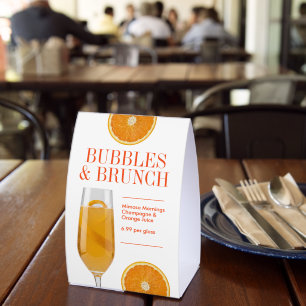 Modern Mimosa Cocktail Bar or Table Brunch LTO