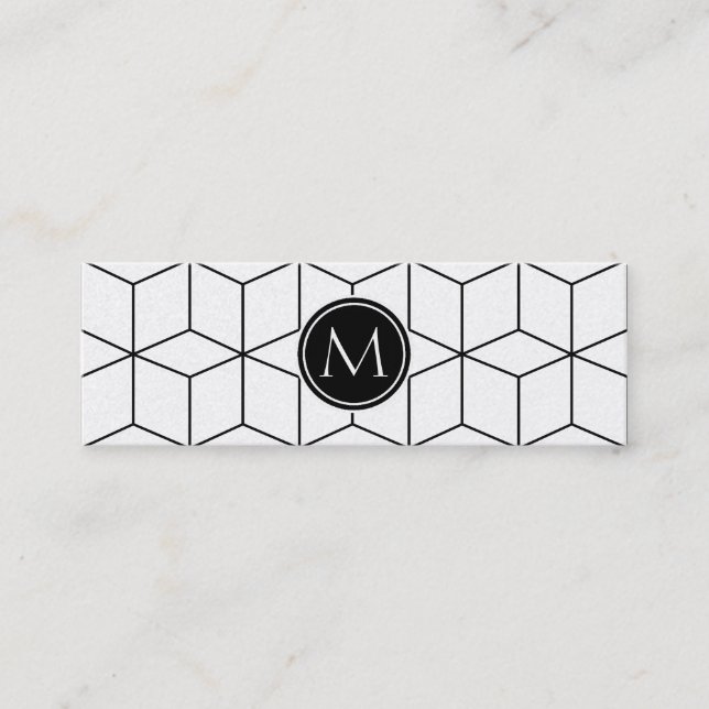 Modern Mini Business Card (Front)