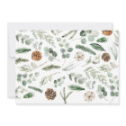 Modern minimal 1 photo Christmas elegant script Ho